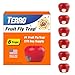 Terro Fruit Fly Traps for Indoors (6 Pack) + 270 Days of Lure Supply