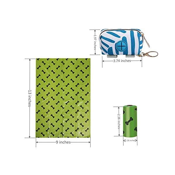 Dog Poop Bag with Dispenser Extra Thick and Strong Dog Bags for Poop Guaranteed Leak-proof and EPI Additive 18 rolls with 15 bags per roll Dog Waste Bags Poop Bag Holder 270 Count(Green) Dog Poop Bag with Dispenser Extra Thick and Strong Dog Bags for Poop Guaranteed Leak-proof and EPI Additive 18 rolls with 15 bags per roll Dog Waste Bags Poop Bag Holder 270 Count(Green)