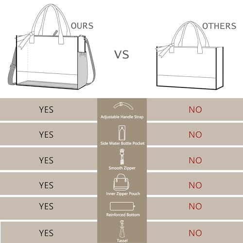 Image of BeeGreen Bridal Gifts for Bride Shower Engagement Gifts for Bride Personalized Tote Bag for Wedding, Initial Jute Tote Bag for Bridemaids Bachelorette Women Friends Mother Monogrammed B, Large