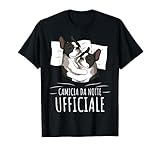 boston terrier cane camicia da notte maglietta