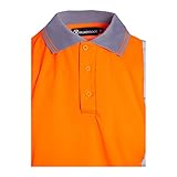 Blackrock Hi-Vis Polo Shirt, Rail Industry Orange, T-Shirt, Work Utility & Safety Clothing, High Visibility Workwear PPE, For Men Women Unisex, EN20471 Class 2 Certified, Size 5XL - Image 6
