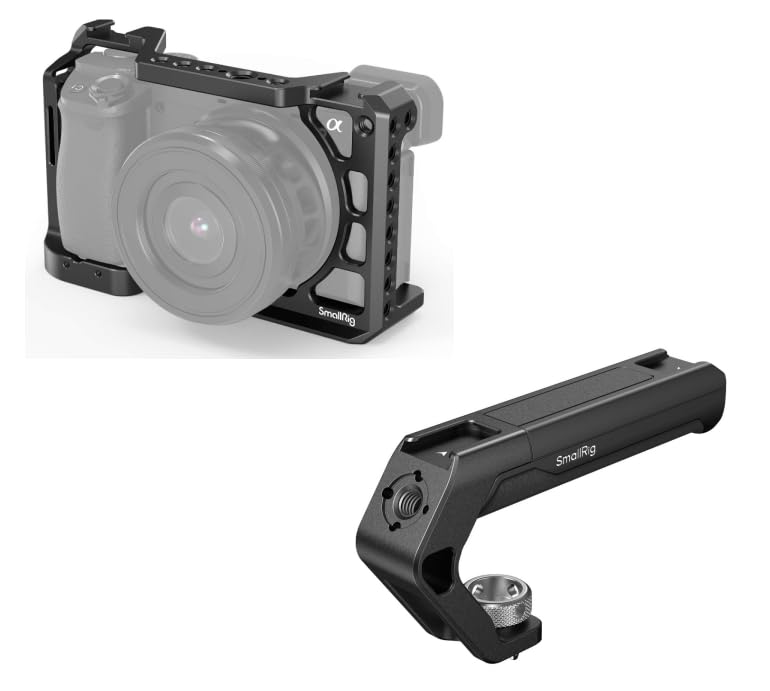 Amazon.com : SMALLRIG Camera A6400 A6100 Cage and Lightweight Top 