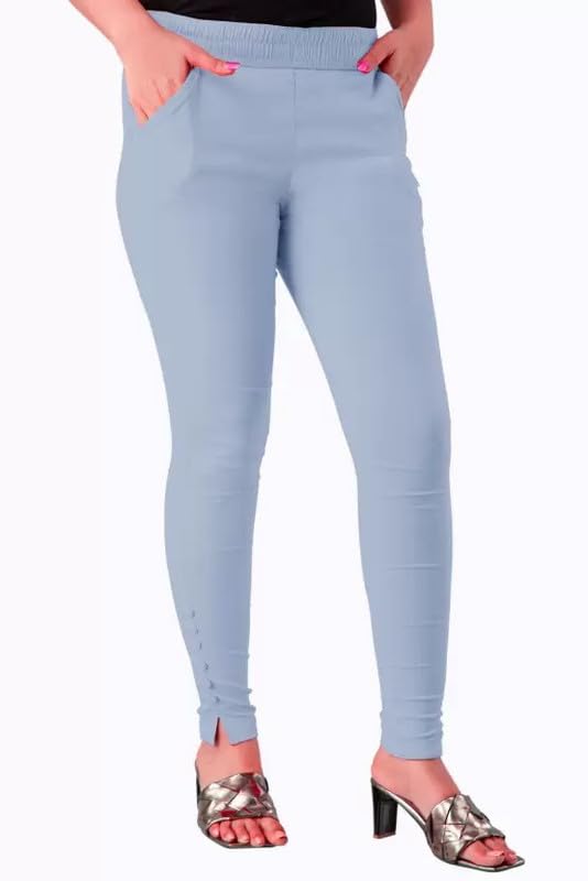 Image of Women's Stylish & Comfortable Jeggings | Stretchable High-Waist Pants BZFW Potali