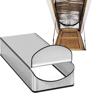 Miloo Dachbodendämmung Treppendichtung 25 x 54 x 11