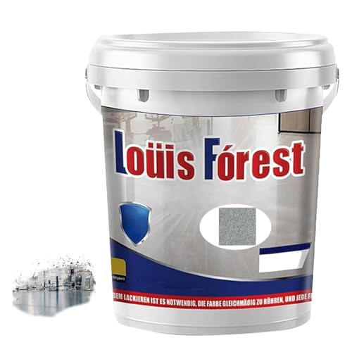 Mr Material 1, Mr Material 1 Rust Paint, Mr Material Louis Forest, Epoxy Colored Sand Floor Paint, Non-Slip, for High Gloss Marble Effect Garage Coating, for Indoor and Outdoor (2,Cover 225 sq. ft)