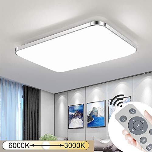Preisvergleich Produktbild JINPIKER 72W Dimmbar LED Deckenleuchte Energieeinsparung Flur LED Deckenlampe Wohnzimmer Küche Badleuchte Umweltschutz Deckenleuchten