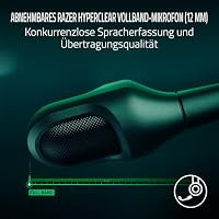 Razer BlackShark V3 Pro für PlayStation – Kabelloses E-Sport-Headset mit aktiver Geräuschunterdrückung (ANC) - TriForce 50mm Treiber - HyperSpeed 2,4 GHz - THX Spatial Audio - PS5/PC | Schwarz – Ansicht 4
