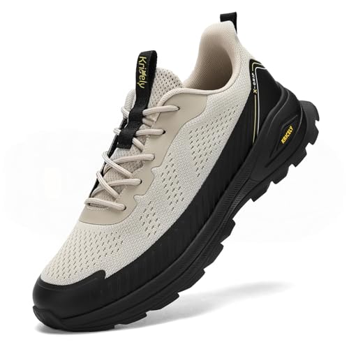 Kricely Men's Trail Running Shoes Non Slip Hiking Trekking...