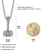 Diamday 3Pcs Men's Necklace Viking Stainless Steel Thor Hammer Triangle Spearpoint Arrowhead Mjolnir Pendant Chain Necklace Talisman Necklace Vintage Viking Jewelry for Men Boy With Basket Chain A #2