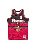 Mitchell & Ness NBA Swingman Road Jersey Hawks 96 Steve Smith Scarlet LG