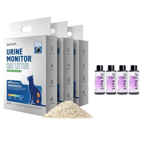PETKIT 2025 New Urine Monitor Litter 3 Bags & Air Purifying Refills for PuraX PuraMax Self-Cleaning Cat Litter Box