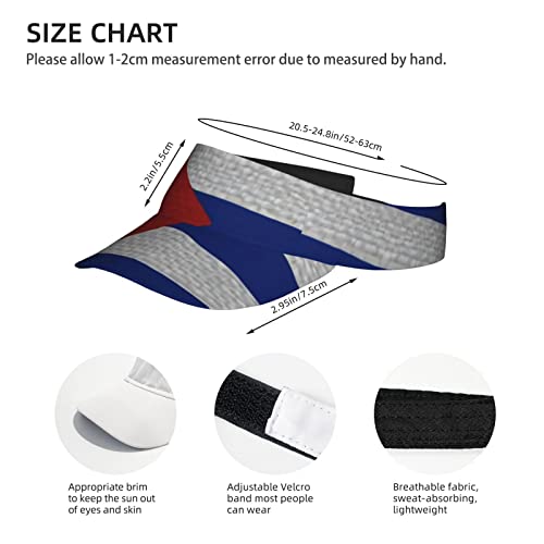 Image of Cute Funny Flag Hat Women Men Adjustable Flag Sport Sun Visor Hat Summer Fashion Sun Cap Beach Flag Hat