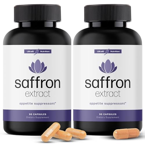 Pure-Saffron-Extract-Appetite-Suppressant-for-Weight-Loss-Women-Men-Natural-Hunger-Craving-Control-Supplement-Saffron-Supplements-for-Energy-Mood-Lift-90-CapsulesPack-of-2