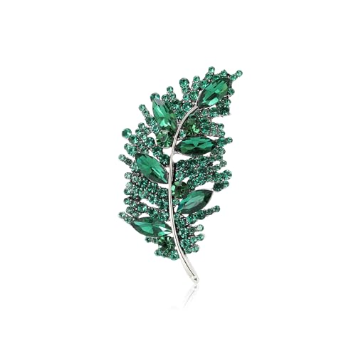 Image of Rhinestone Brooch Pin for Women Elegant Crystal Flower Bouquet Brooches Lapel Pin Wedding Party Dress Accessories for Wife Mom Birthday Gifts