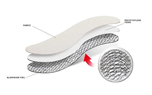 Plantillas térmicas aislantes de triple capa para invierno miniatura 4