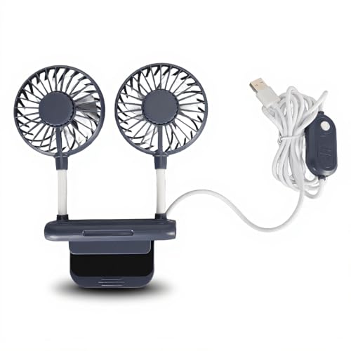 Ventilateur de bureau USB pour écran de PC portable et moniteur fixe sans bruit