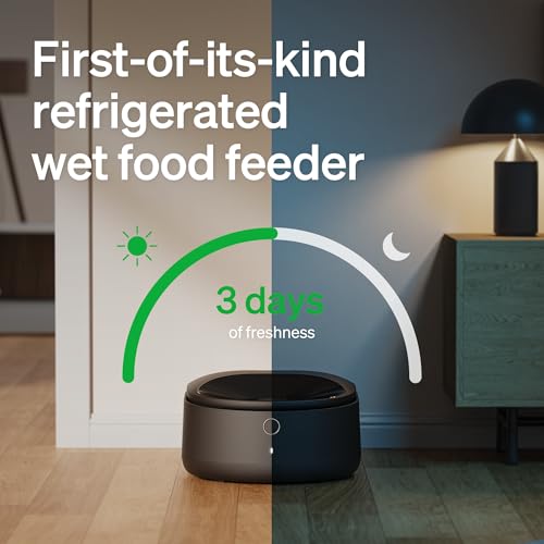 Petlibro POLAR-AF109 Automatic Cat Feeder Wet Food Refrigerated New Upgraded App Control,3 Days Freshness 3 Meals,Semiconductor Cooling&Quick Chills Wet Food Dispenser,Polar Wifi Timed Auto Pet Feeder thumb #2