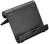 【Amazon認定】タブレット/スマホ スタンド 角度調整可能 NuPro メタル ブラック Kindle, iPad, iPad mini, iPhone, Nexus 7等