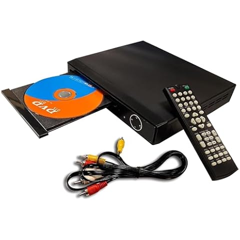 PROSCAN ELITE Compact DVD Player - HDMI DVD Player with Up Convert HDMI CD Player/DVD Players for Home Portable DVD Player for TV NTSC Video Compatibility Cover