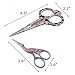 BIHRTC Vintage Plum Blossom Scissors and Classic Crane Design Sewing Scissors for Embroidery, Sewing, Craft, Art Work & Everyday Use(Copper+Colorful)