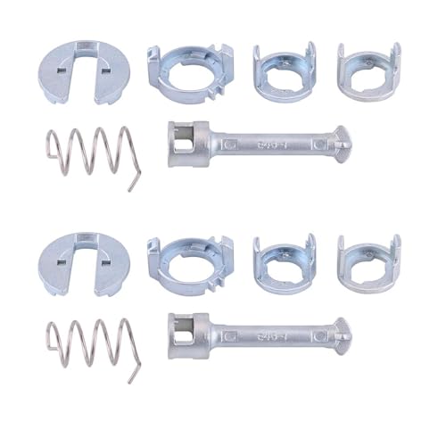 Image of 2 pieces Door Cylinder Barrel Repair Kit Compatible With BMW E46 3 Series 1 piece Front Left and 1 piece Front Right 316i 318i 320i 320i ED 328i 330i 335i 345i