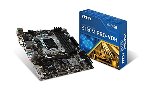 MSI B150M PRO-VDH Micro ATX LGA1151 Motherboard (B150M PRO-VDH