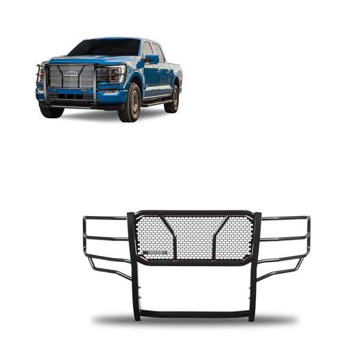 Image of Black Horse RUGGED Heavy Duty Grille Guard Modular Black Compatible with 2021-2026 Ford F-150-RU-FOF116-B