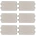 BOJACK Placa de Mica Universal Piezas de Horno de Microondas Cubierta de Guía de Ondas 117×64mm (Paquete de 6 Piezas)