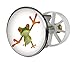 Produktbild Waschbeckenstöpsel Design Frosch | Abfluss-Stopfen aus Metall | Excenterstopfen | 38 40 mm