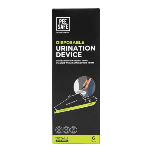 Image of Pee Safe Foldable & Disposable Female Urination Device 6 Funnels | For Women, Pregnant Women, Joint Pain Patients & Travelers | Easy To Carry | Reduces The Risk Of UTI | Travel Friendly
