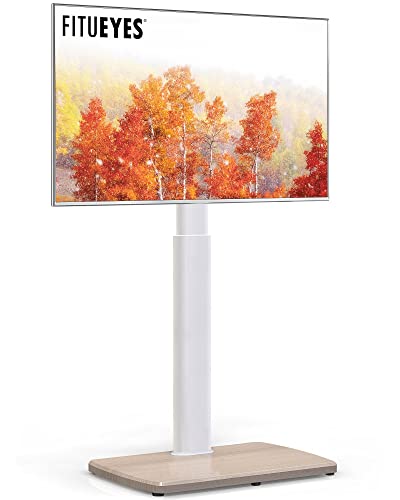 FITUEYES Swivel Floor TV Stand for 32 to 70 Inch TVs Tall Universal TV Stand Mount with Sturdy Wood...