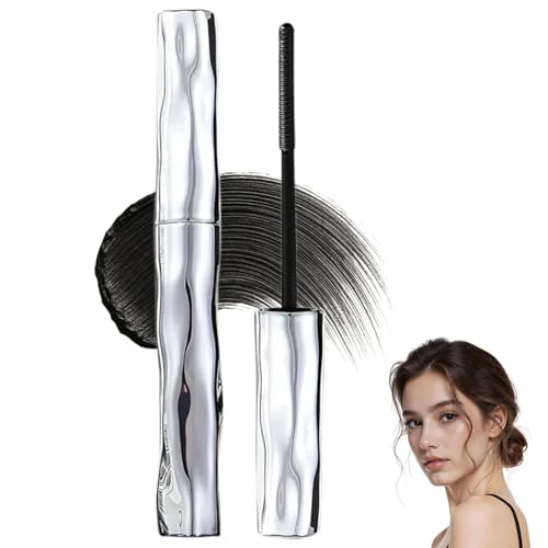 Dulorantocosh Waterproof Fibre Mascara Tubular Eyelash Primer with Metal Wand Lengthening & Curling Mascara Smudge-Resistant Formula for Defined Lashes