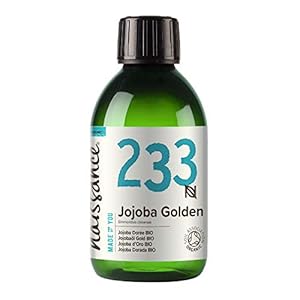 Naissance Jojobaöl Gold BIO (Nr. 233) 250ml 100% reines, kaltgepresstes, bio zertifiziertes Öl