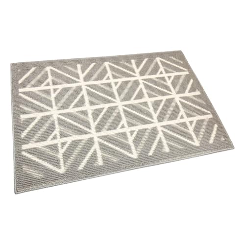 Tapis de toilette au design simple et moderne en polyester pur - 2