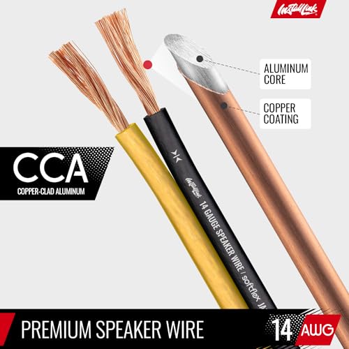 Image of Install Link 14 AWG Gauge Speaker Wire Cable (250 Feet) Stereo, Car or Home Theater, CCA