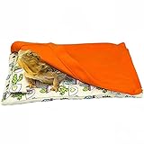 HAICHEN TEC Bearded Dragon Sleeping Bag with Pillow and Blanket Soft Bed Habitat Decor Cage...
