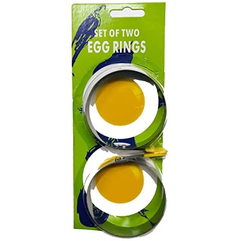 2pcs Egg Ring, Egg Rings, Egg Cooking Rings, Perfect Fried Egg Mould, Omelette or Pancake Rings Cover