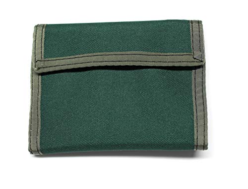 Image of Sprocket Nylon Billfold Wallet with Zippered Pockets (Green)
