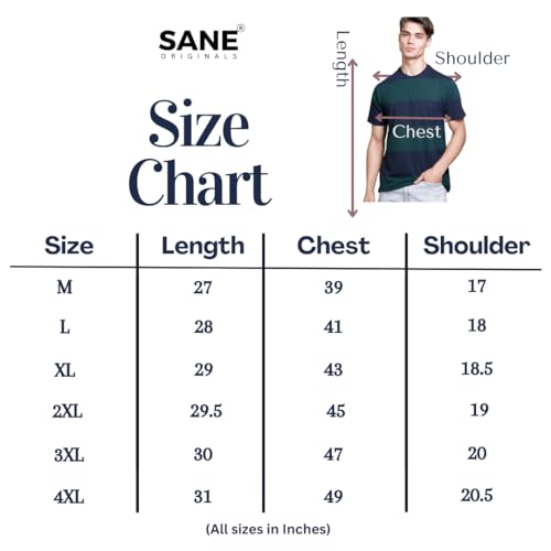Image of SANE ORIGINALS T-Shirt for Men with Pocket || Textured Striped Polo for Men
