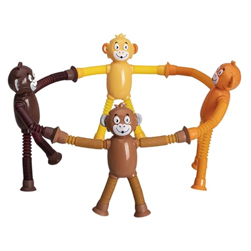 Tubos telescópicos de la Taza de succión del Juguete Tubos sensoriales de Juguete sensorial Novela de Alivio de estrés Juguetes educativos para niños 4pcs