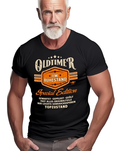 Herren T-Shirt für Rentner zum Abschied in den Ruhestand - Oldtimer in Topzustand
