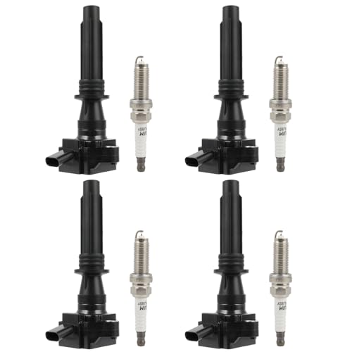 ECCPP UF854 & 3502 Ignition Coil Pack & Iridium Spark Plugs Set of 4