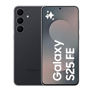 Samsung Galaxy S25 FE, AI Smartphone, Slim 7.4mm Frame, 6.7" FHD Display, 50MP Camera, Exynos 2400, 128GB Storage, 8GB Memory, 4900 mAh Battery, JetBlack, 3 Year Samsung Extended Warranty (UK Version)