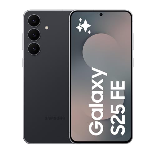 Samsung Galaxy S25 FE Smartphone AI, 3 anni di Garanzia del produttore, Display Dynamic AMOLED 2X 6.7”, Fotocamera 50MP, IP68, 8GB RAM, 256GB, Batteria a lunga durata, Jetblack [Versione Italiana]