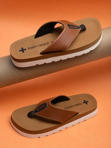 Image of EVA Flip Flops for Men | Soft & Lightweight EVA Sole | Comfortable Slippers for Indoor & Outdoor Use