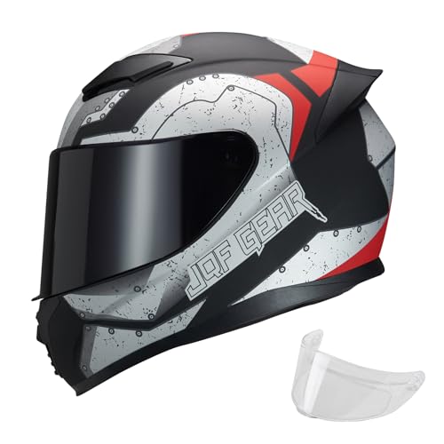 JQF Gear WS-607 Full Face Motorcycle Helmet DOT Approved