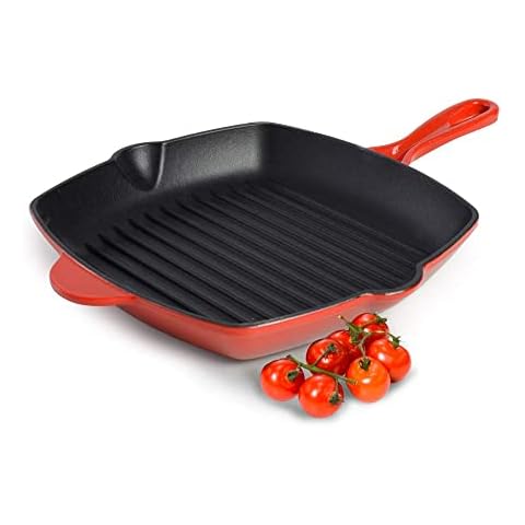 ProCook 26cm Cast Iron Griddle Pan Cover