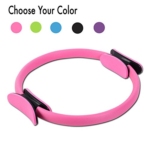 Micogo Pilates Ring 14 Inch Power Resistance Full Body Toing Fitness Circle (Red)
