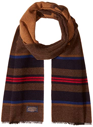 Pendleton Men's Jacquard Muffler Scarf, shelter Bay, ONE SIZE