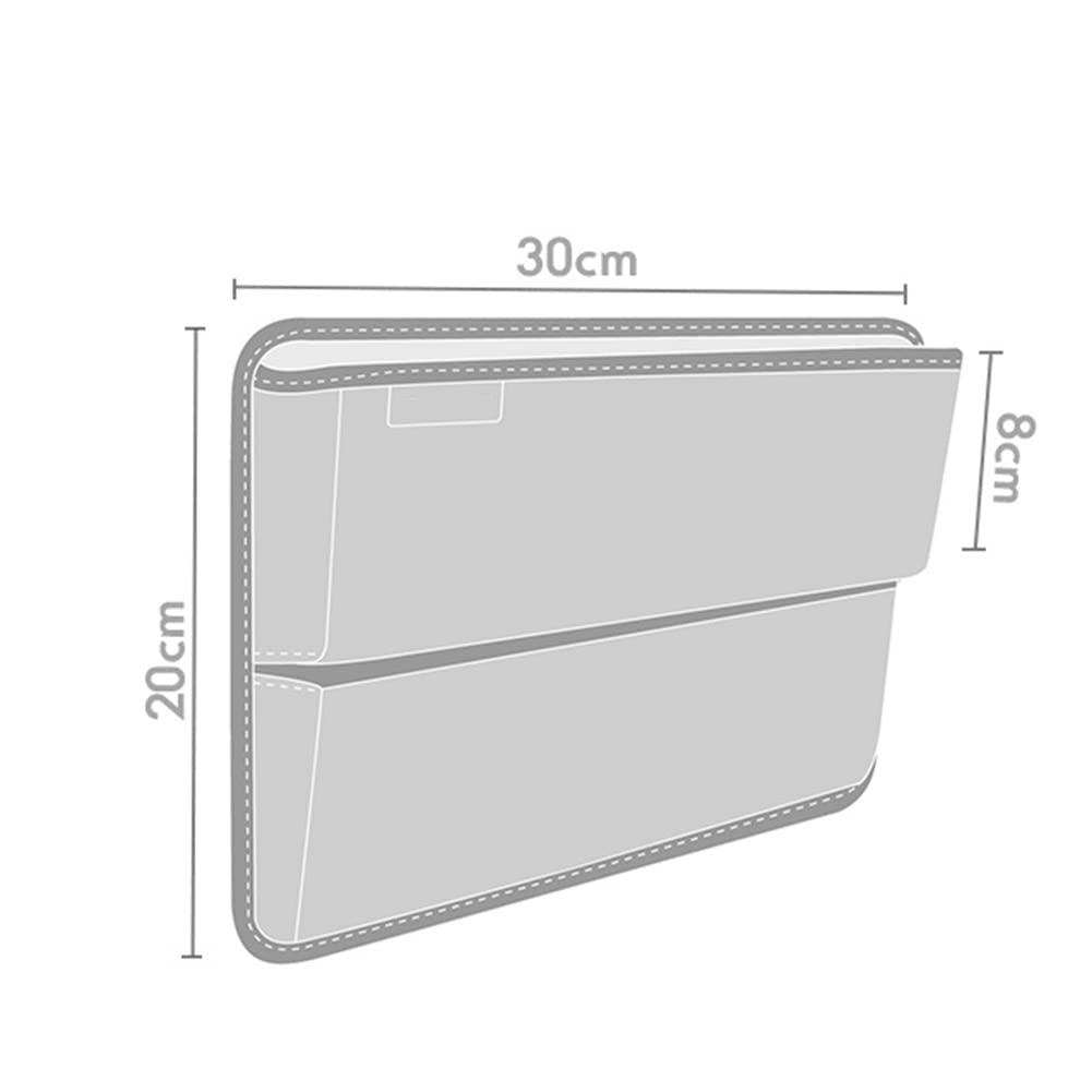 Scatola Portaoggetti Laterale Del Seggiolino Auto, 2 Pezzi Tasca Laterale per Seggiolino Auto Tasca Portaoggetti Organizer Scatola Portaoggetti per Auto per Telefono Occhiali Da Sole Chiavi Carte